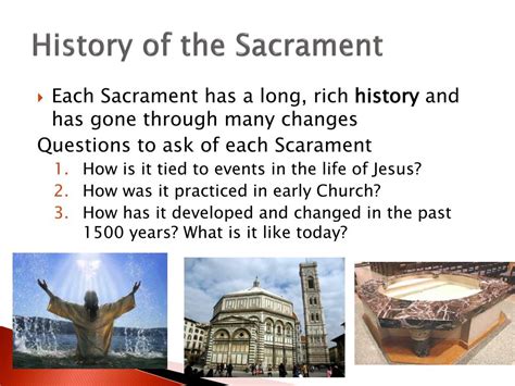 Dive into the History of the Sacrament