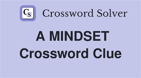 Dive into the Mindset of a Crossword Solver