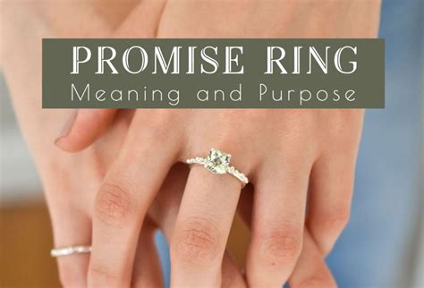 Diving into the Symbolism: Exploring the Meaning Behind an Enormous Promise Ring