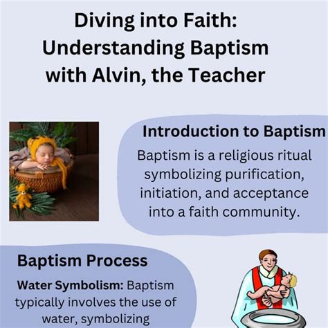 Diving into the Symbolism: Understanding Baptism as a Sacred Ritual