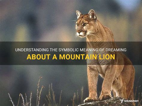 Dream Meanings: The Symbolism of the Majestic Mountain Lion