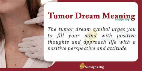Dreaming of a Tumor on Neck: A Symbol of Hidden Emotions