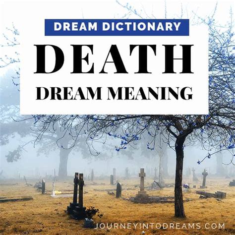 Dreams of Death: An Exploration of Symbolic Deeper Meanings