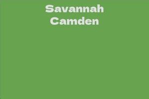 Early Life and Childhood Journey of Savannah Camden