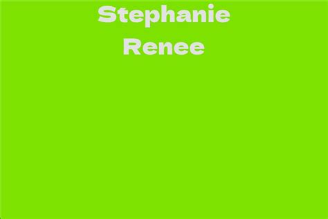 Earnings: Discover Stephanie Renee's Income