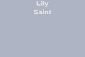 Education and Career Beginnings of Lily Saint