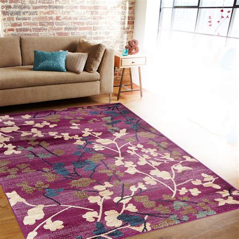 Elevate Your Living Space with a Majestic Violet Rug