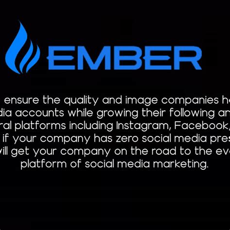 Ember James' Presence on Social Media Channels