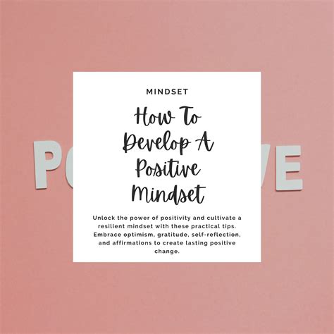 Embracing Positivity: Cultivating a Happy Mindset