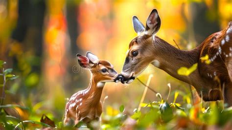 Embracing the Purity: Capturing the Tender Moments of Young Fawns