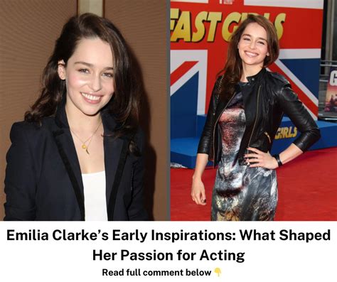 Emilia's Passion for Acting and Future Projects