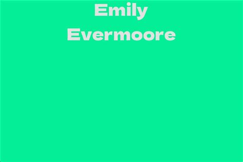 Emily Evermoore's Future Plans