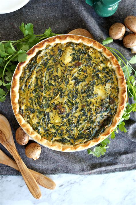 Energize with These Protein-Packed Spinach and Mushroom Vegan Quiches