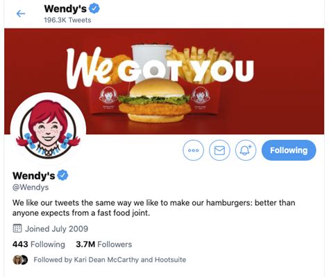 Engaging with Wendy's Fans and Followers on Social Media