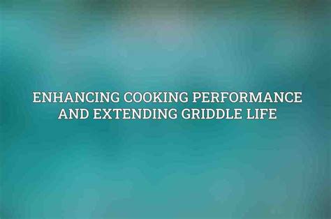 Enhancing Cooking Performance and Precision