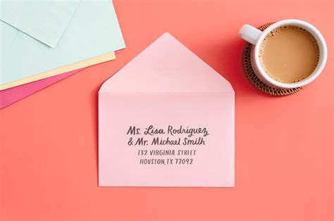 Envelope Design and Addressing Etiquette