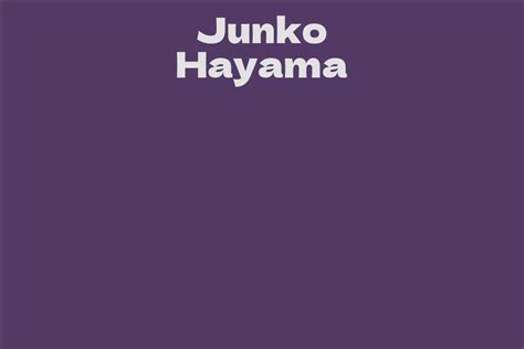 Evaluating Junko Hayama's Net Worth and Income Sources