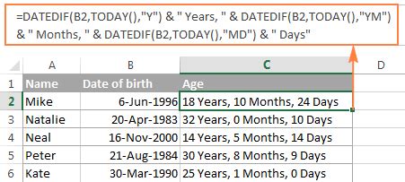 Exact Age and Birthdate Revealed