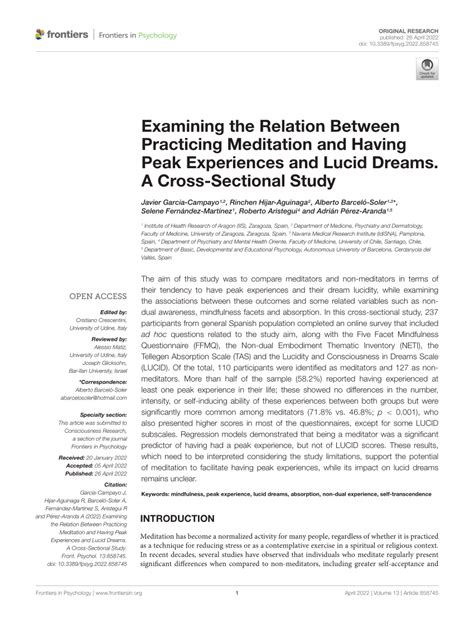 Examining Throwing Dreams in Relation to Individual Experiences