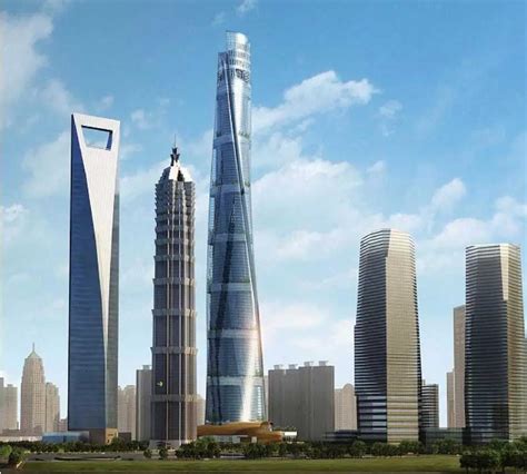 Experience the Dynamic Modernity Presented by Shanghai's Towering Skyscrapers