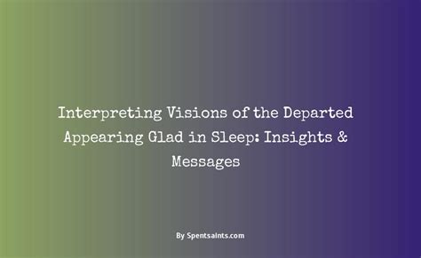 Experiencing Dreams of a Beloved Departed: Gaining Insight into the Phenomenon