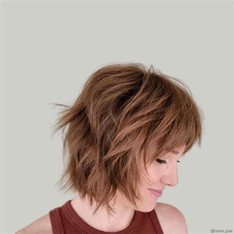 Experiment with a Short Shag: Effortlessly Cool and Textured