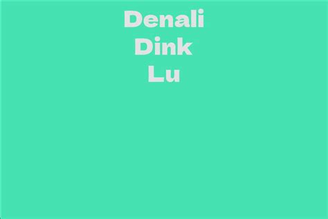 Explore Details about Dink Lu's Age and Height