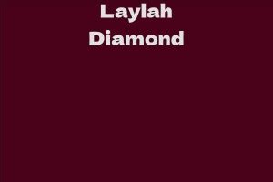 Explore Laylah Diamond's Remarkable Stature and Appearance