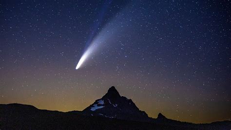 Exploring Comets and the Night Sky: Observing the Majestic Trajectory of a Falling Comet