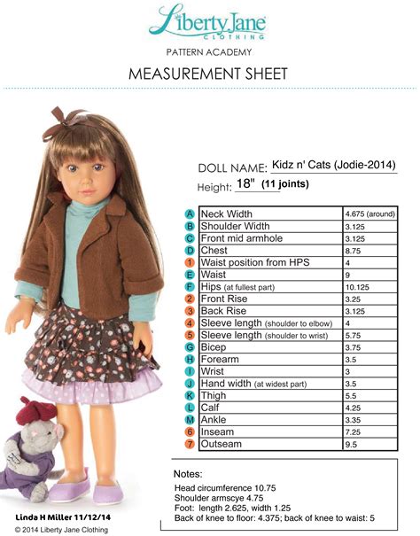 Exploring Contessa Doll's Height and Body Measurements