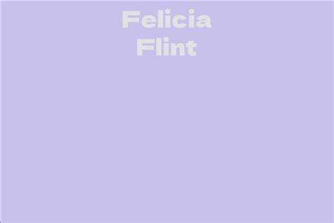 Exploring Felicia Flint's Professional Accomplishments