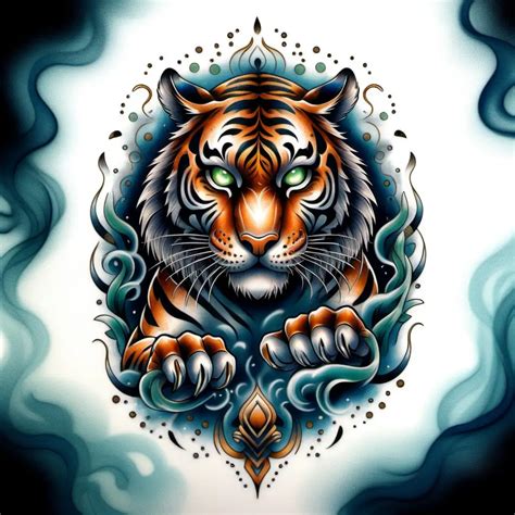 Exploring Various Artistic Styles for Your Majestic Tiger Tattoo