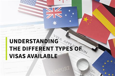 Exploring Visa Options: Understanding the Different Types of Visas