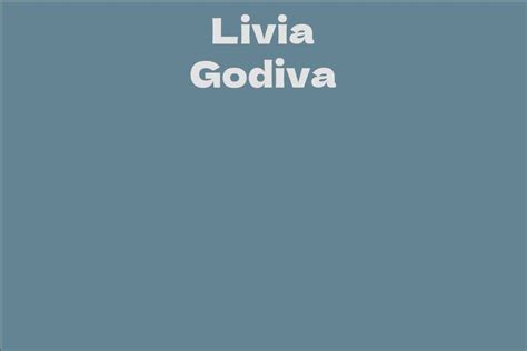 Exploring the Background of the Enigmatic Livia Godiva