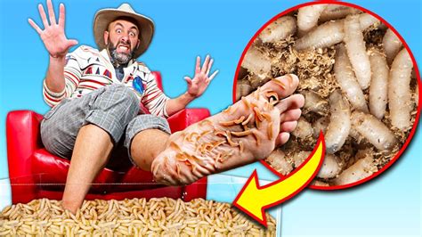 Exploring the Enigma of Encountering Maggots Crawling in One's Feet