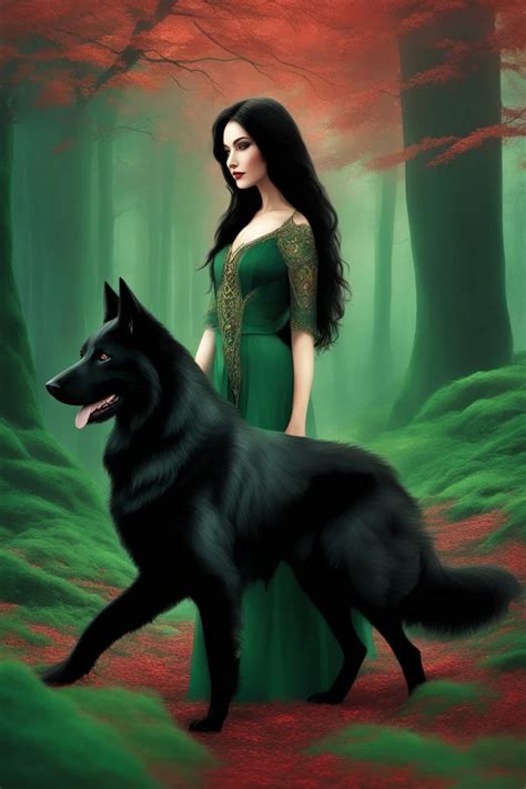 Exploring the Enigmatic Presence of the Majestic Massive Ebony Canine in Fantasies