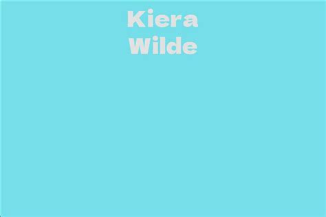 Exploring the Financial Success of Kiera Wilde