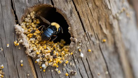 Exploring the Intricate Nesting Habits of Woodcrafting Bees