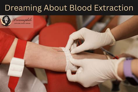 Exploring the Link Between Dreams Involving Blood Extraction and Physical Well-being