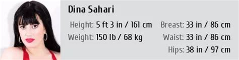 Exploring the Measurements of Dina Sahari's Physique