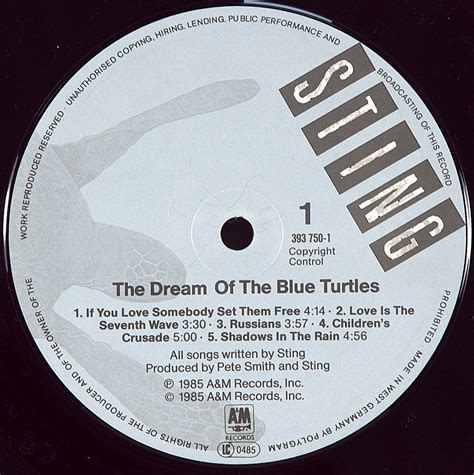 Exploring the Music of "Dream of the Blue Turtles" Album