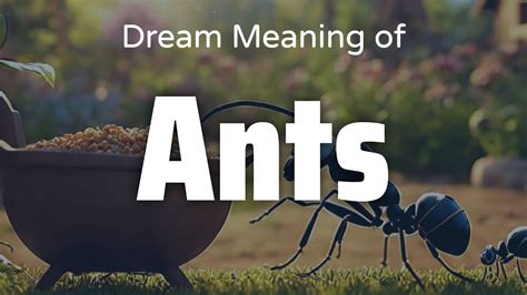 Exploring the Psychological Significance of Ants in Dream Analysis