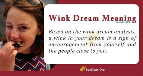 Exploring the Psychological Significance of Having Dreams About Someone Winking