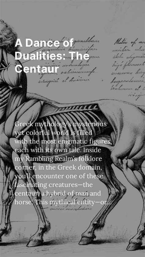 Exploring the Significance of Centaurs in Art: Portrayals and Meanings