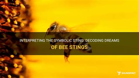 Exploring the Symbolic Significance of Experience with Bee Stings in Dreams