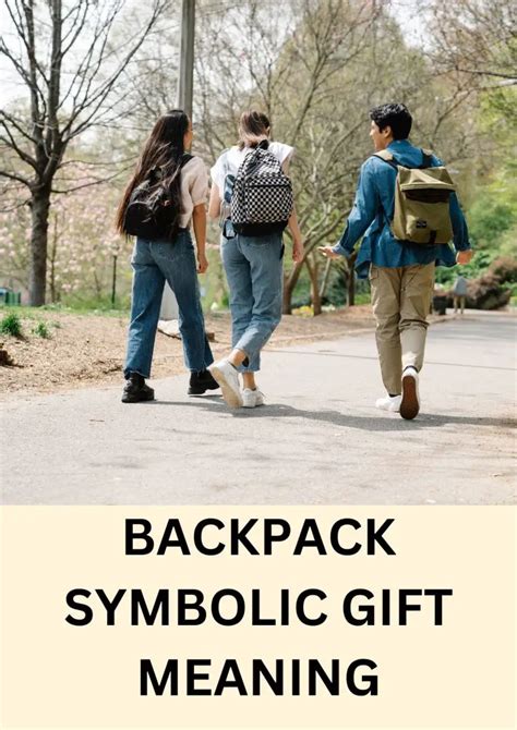 Exploring the Symbolic Significance of the Contents within a Backpack