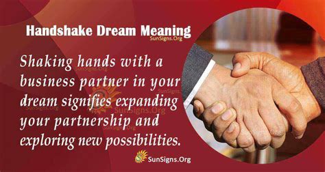 Exploring the symbolism of handshakes in dreams