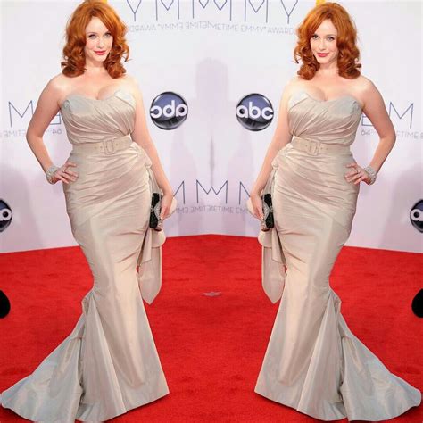 Exposing Christina Hendricks' Figure Measurements