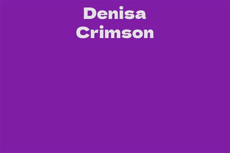 Factors Contributing to the Triumph of Denisa Crimson