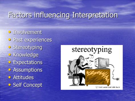 Factors Influencing Interpretation of Dreams